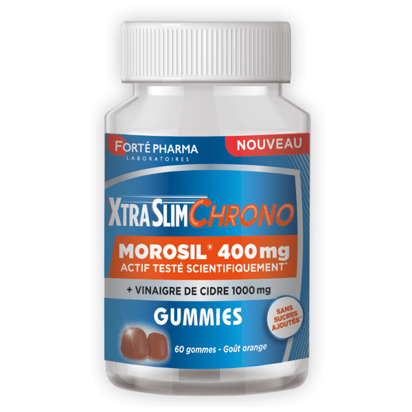 XtraSlim Chrono Vinaigre de Cidre Morosil - 60 Gummies