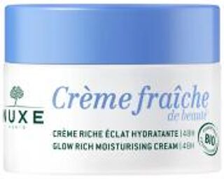 Crème Fraîche de Beauté Crème Riche Éclat Hydratante Bio 48H 50 ml - Pot 50 ml