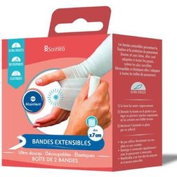 Bandage Extensible 4mx7cm 2uts