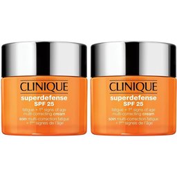 Superdefense SPF 25 Soin Multi-correction Fatigue + 1ers Signes de l'Âge - Crème de Jour Hydratante - Peaux Sèches à Mixtes