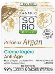 Précieux Argan Crème Légère Anti-Âge Biologique 50 ML - Pot 50 ml