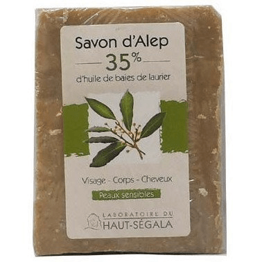 Haut-Ségala Savon d'Alep 35% d'Huile de Baies de Laurier 200g