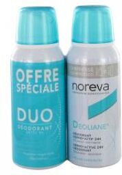 Duo Deolianeéodorant Spray Dermo-Actif 24H 100 ml - Lot 2 x 100 ml