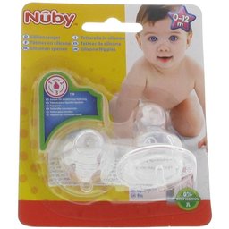 Nûby Tétine anti-colique pour biberon à col standard – débit variable 1.2.3