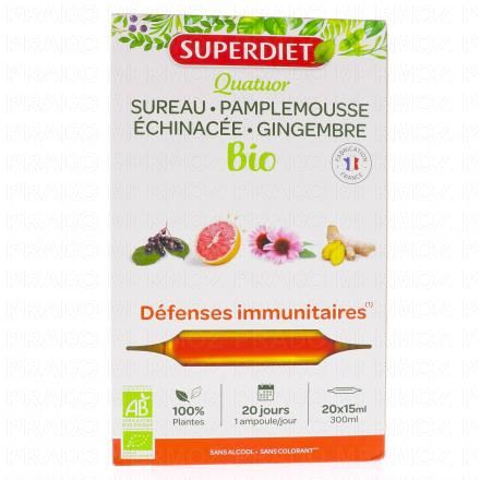 Quatuor Système immunitaire x20 ampoules