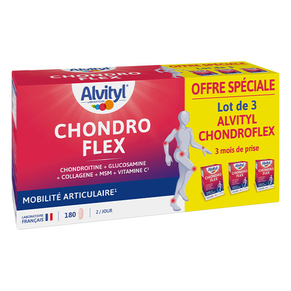 Chondroflex Mobilité articulations dès 18 ans 3x60 comprimés
