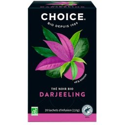Thé Noir Darjeeling Bio 20x2g