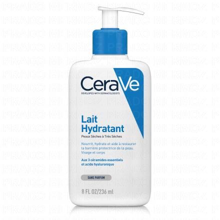 Lait hydratant peaux sèches à très sèches flacon pompe 236ml
