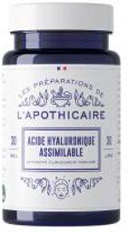 Les Préparations de l'Apothicaire Acide Hyaluronique Assimilable 30 Unités - Pot 30 gélules