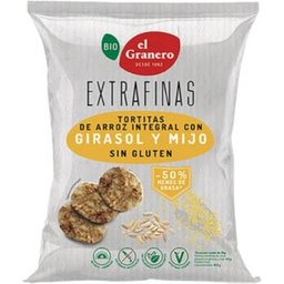 Crêpes Riz Brun Tournesol et Millet Bio 60g