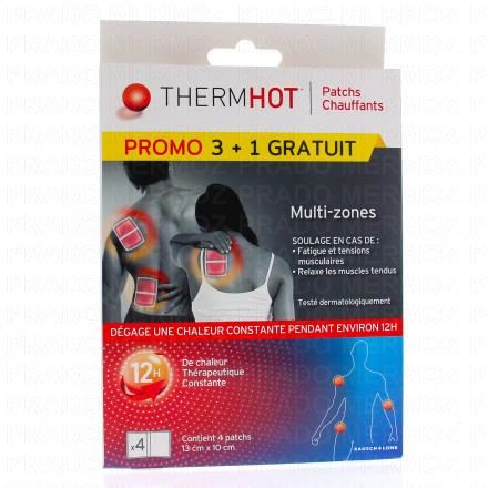 BAUSCH & LOMB Thermhot - Patchs chauffants multi-zones boîtes de 4