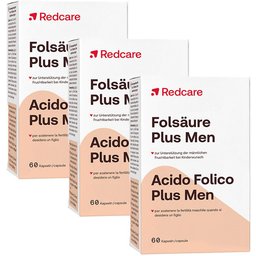 Redcare Acide Folique Plus Hommes