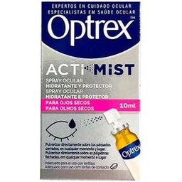 Optone ActiMist 2 en 1 Spray Oculaire Yeux Secs et Irrités 10 ml
