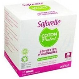 Coton Protect Serviettes Hygiéniques Jour x10