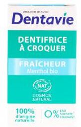 Dentifrice à Croquer Fraîcheur Menthol Bio 60 Unités - Pot 60 comprimés