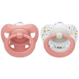 Family Love 0-6M Sucette Silicone 2uts