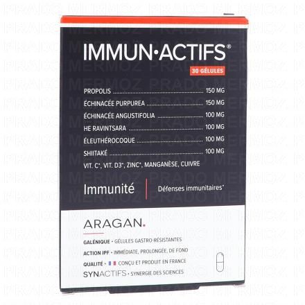 Synactifs - IMMUNActifs défenses immunitaires boîte de 30 gélules