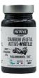 Charbon Végétal Activé + Myrtille Ballonnements & Gaz 60 Gélules - Boîte 60 Gélules