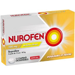 Ibuprofène Sans Eau Arôme Citron 200mg