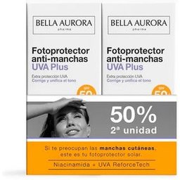 UVA Plus Protect Fotoprotector Anti-manchas SPF50+ 2x50ml