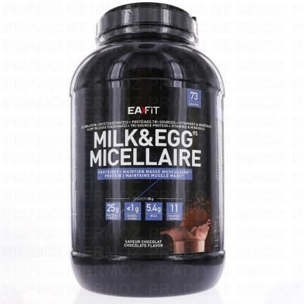 MILK & EGG 95 micellaire saveur chocolat pot de 2,2kg