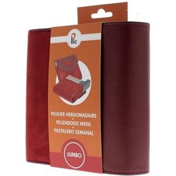 Pastillero Jumbo Bicolor Bordeaux 1ud