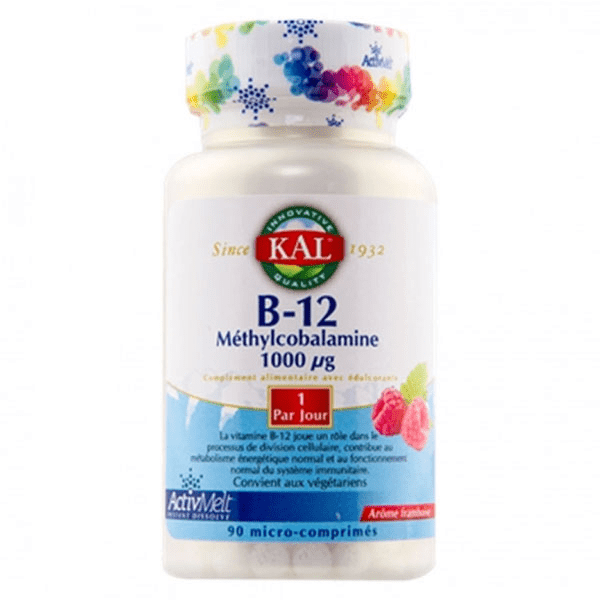 B-12 Méthylcobalamine 1000µg 90 micro-comprimés