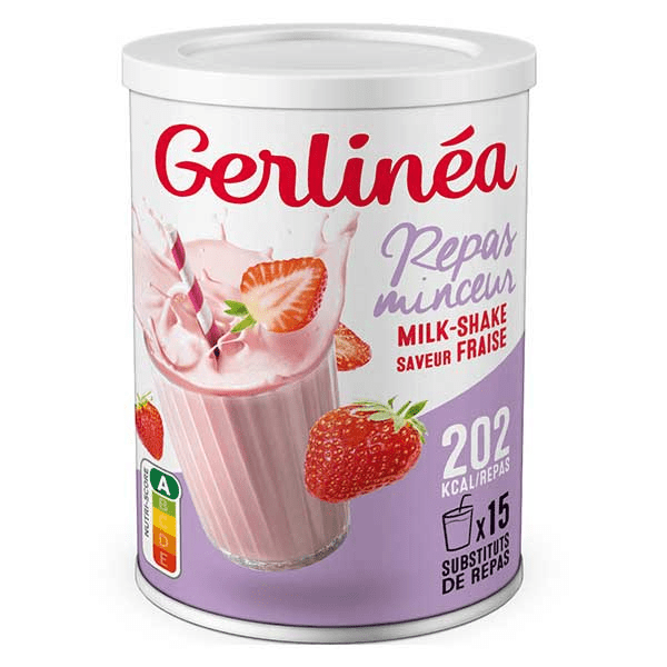Repas Minceur Milk-Shake Fraise 436g