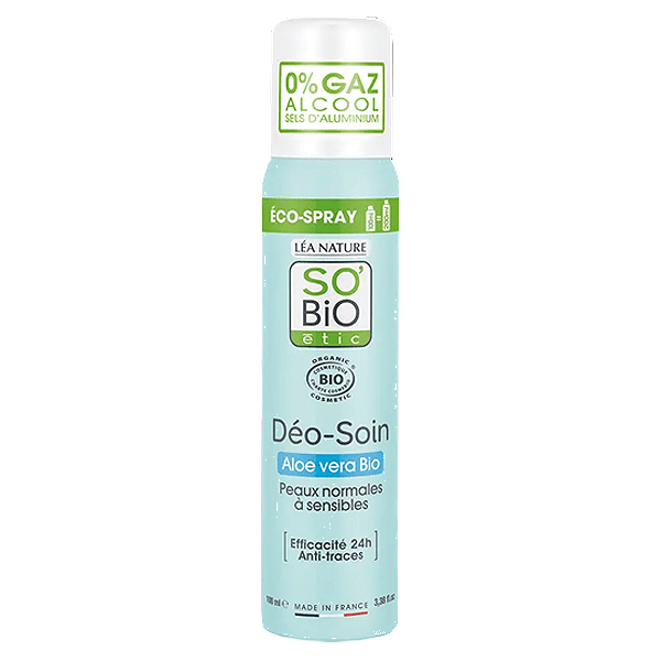 So'Bio Étic Déo-Soin Éco-Spray Aloe Vera Bio 100ml