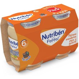 Nutriben Pot Plat Mand Pera Gallet 2X190