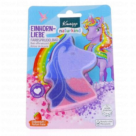 Nature Kids - Bain effervescent amour de licorne parfum fraise 85g