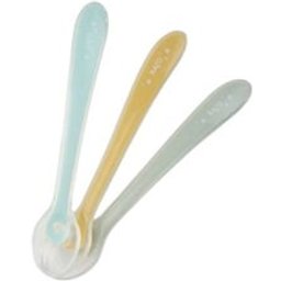Set Cuillère Silicone Bleu 3uts
