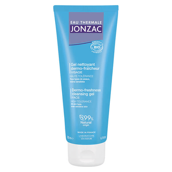 Eau thermale Jonzac, Les Indispensables, Gel nettoyant dermo-fraîcheur bio 200mL