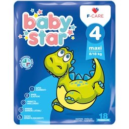 BabyStar Couches Maxi 8/18kg 18uts