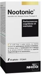 Nootonic Performances Cognitives et Mentales 50 Gélules - Pot 50 gélules