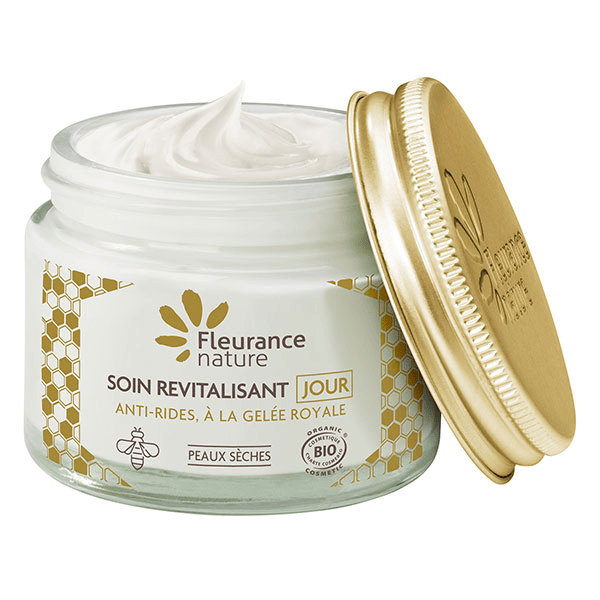 - Soin jour revitalisant à la gelée royale Bio - Pot 50 ml