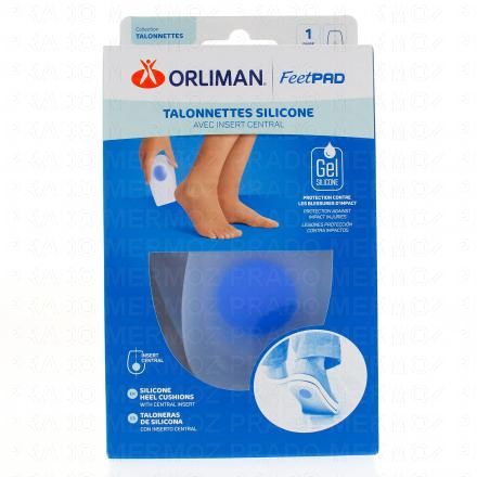 Feetpad - Talonnettes silicone insert central taille s (35-38)