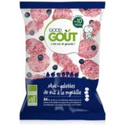 Minigalettes de Riz Myrtille Bio Dès 10 Mois 40g