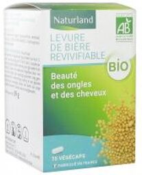Levure de Bière Revivifiable Bio 75 Végécaps - Pot 75 végécaps