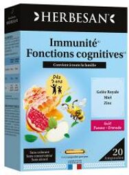 Immunité Fonctions Cognitives 20 Ampoules - Boîte 20 ampoules de 10 ml