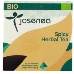 boîte à thé épicé aux herbes bio 15 pyramides