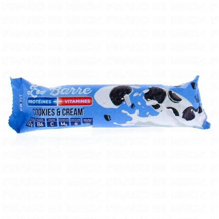 EA FIT La Barre protéines et vitamines Cookies & Cream 49g