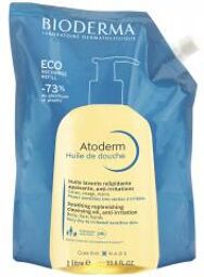 Atoderm Huile de douche Relipidante Éco-Recharge 1000 ml - Doypack 1 Litre