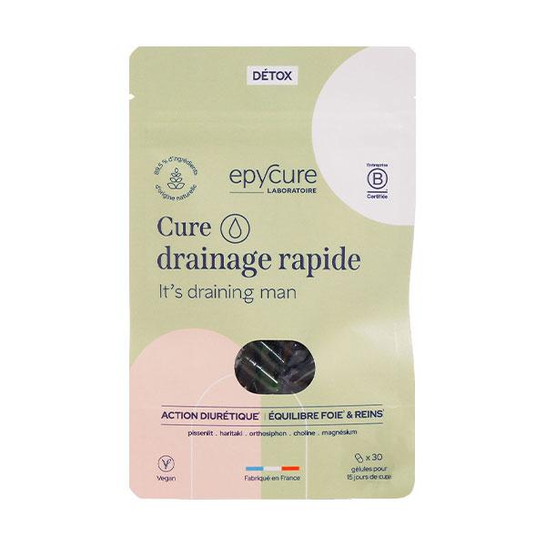 Cure de Drainage rapide Purifie l'organisme et élimination toxines Cure de 15 jours