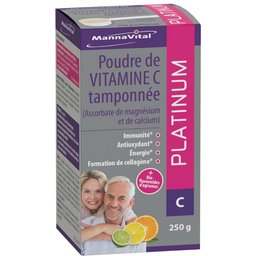 Mannavital Vitamine C Poudre Tamponnée Platinum