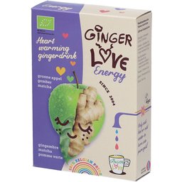 GingerLove Energy Pomme Verte - Gingembre - Matcha
