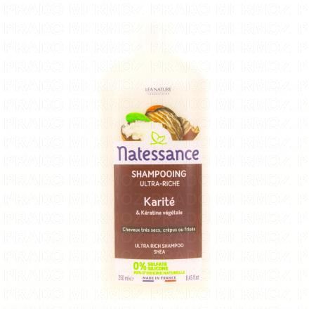 Shampooing ultra nourrissant karité et kératine végétale flacon 250ml