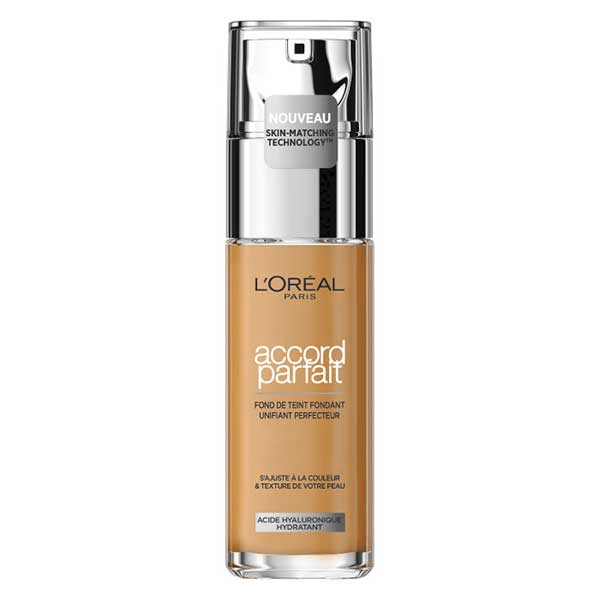 Accord Parfait Fond de Teint Fluide N°5.D Sable Doré 30ml
