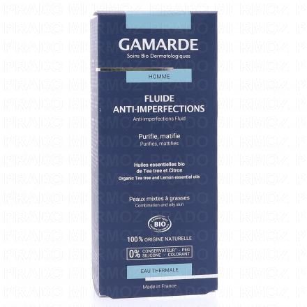 Homme - Fluide anti-imperfections bio 40g