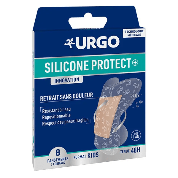 Silicone Protect+ Boite de 8 pansements Kids